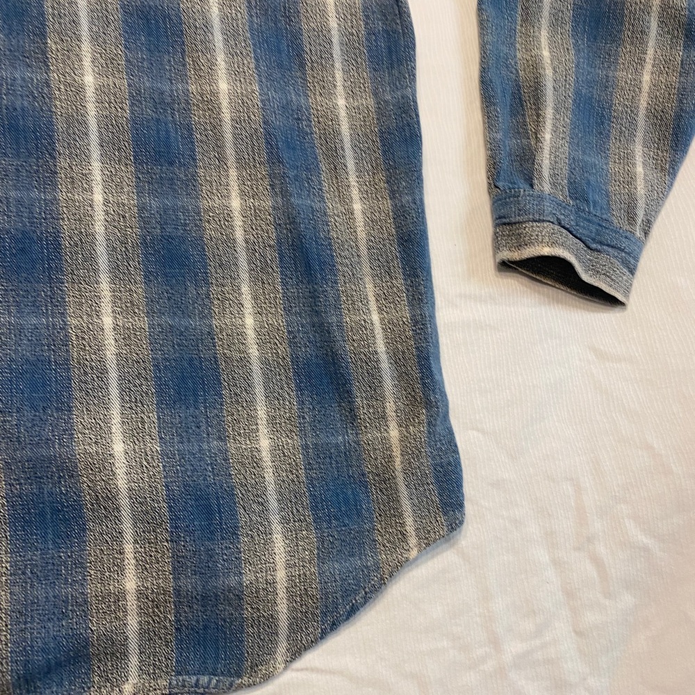 Levi’s Vintage Denim Plaid Shirt - Picture 15 of 16